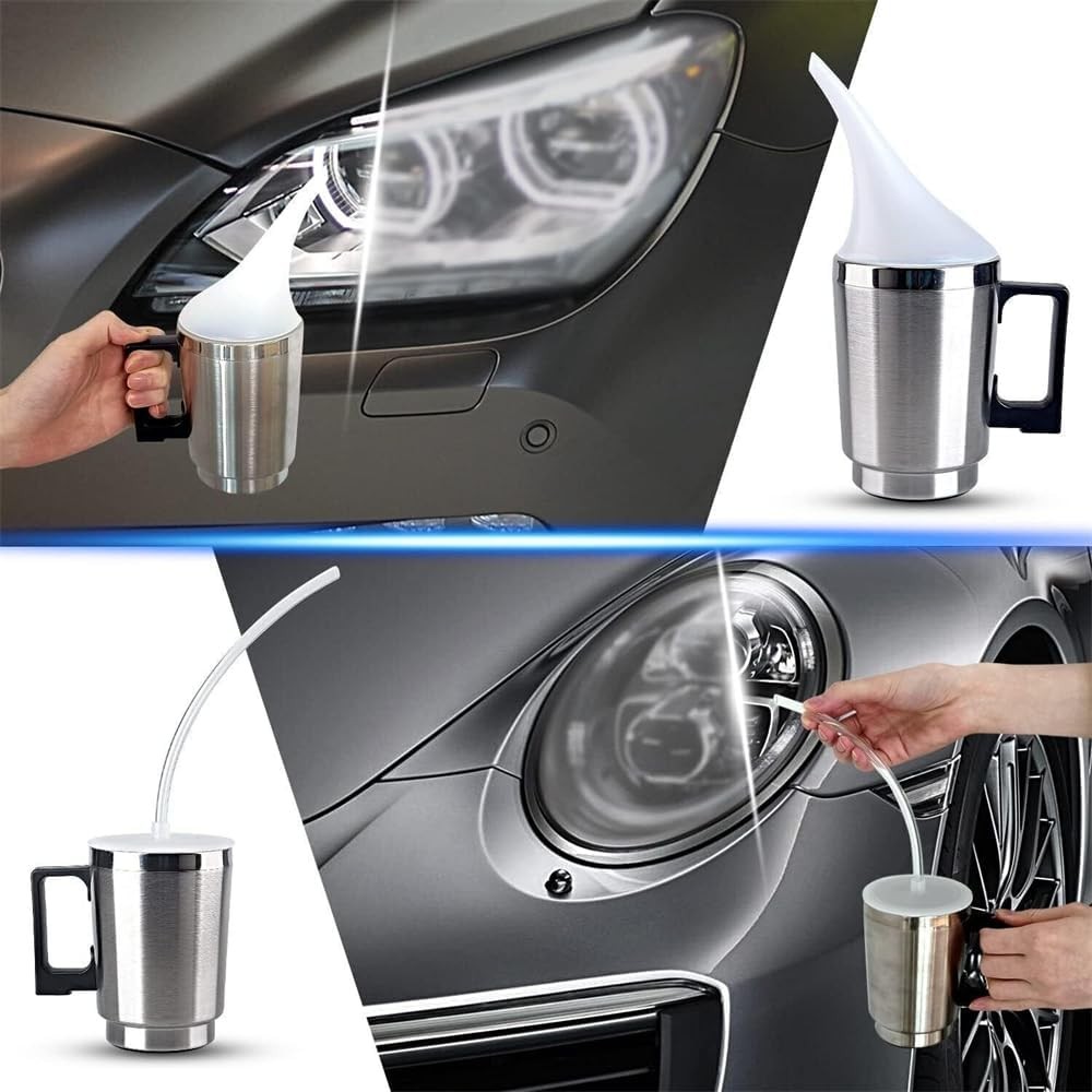 Car Headlight Restoration Kit 800g Repair Liquid Polymer Tool Box Professional