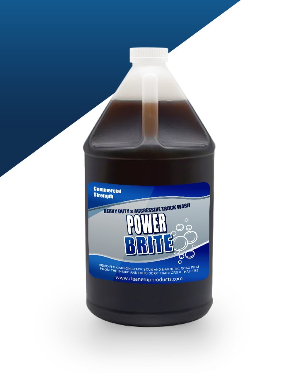 Power Brite 1G Premium Aggressive Brown Truck Wash Brushless Cleaner for Tractor