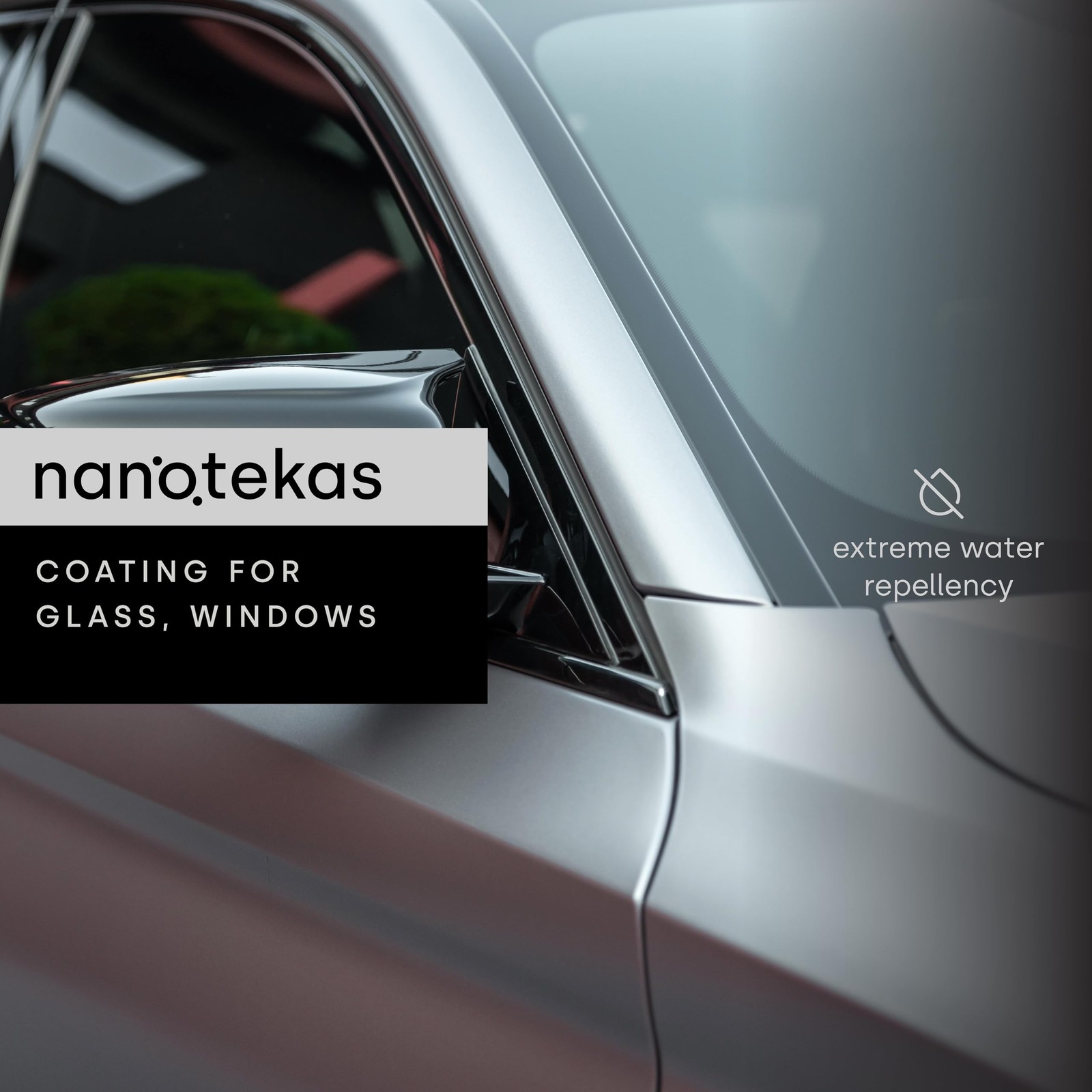 Nanotekas Ceramic Coating for Cars – Nano Wiper Auto 3.38 Fl Oz (Pack of 1)