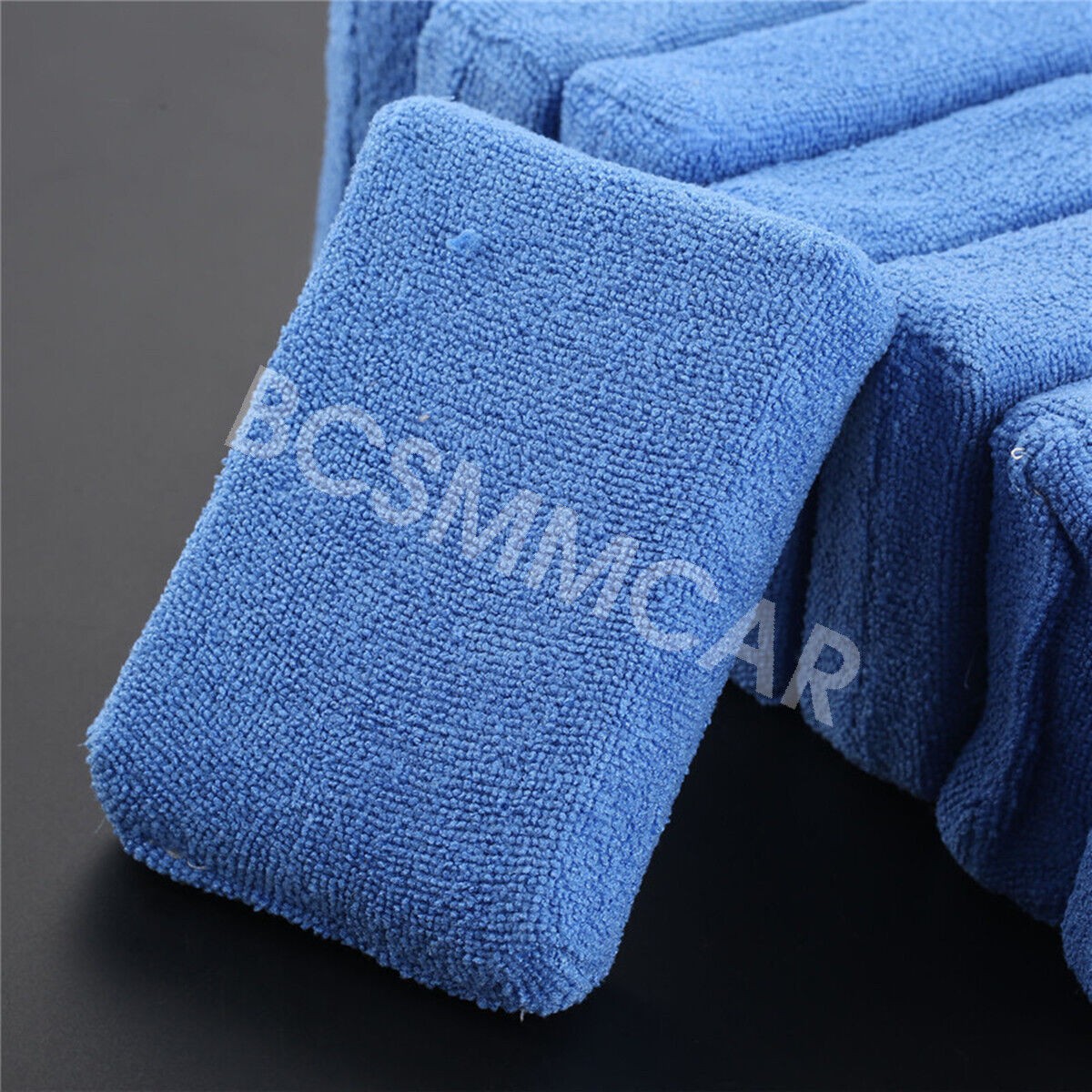 Microfiber Foam Sponge Applicator Pad Blue Car Wash Wax Polish Detailing Cleaner