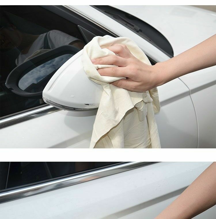 1 Pcs Chamois Cleaning Towel Genuine Leather Sponge Cloth Towel For Car Washing