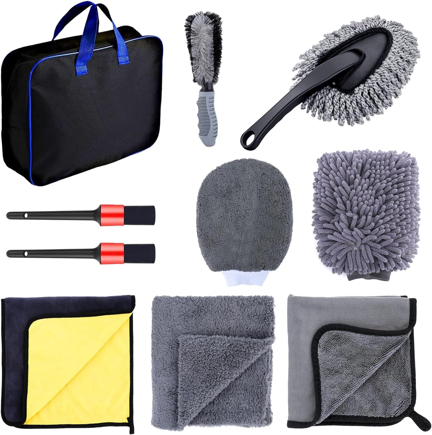 Car Washing Kit – Professional Wash Kit, Cleaning Large, grey