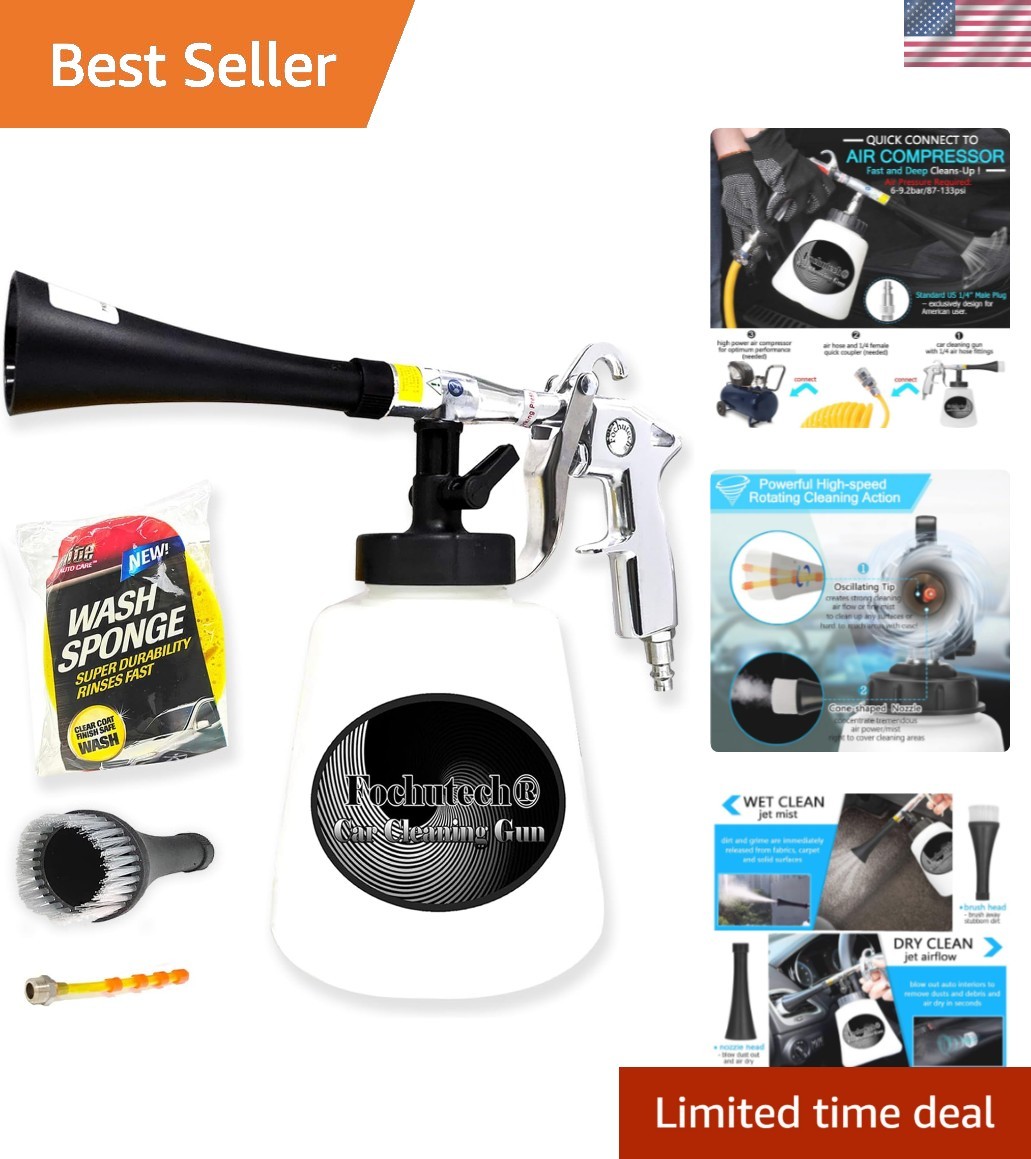 All-in-One Car Detailing Kit with High-Speed Cleaner – Ideal for DIY Enthusiasts