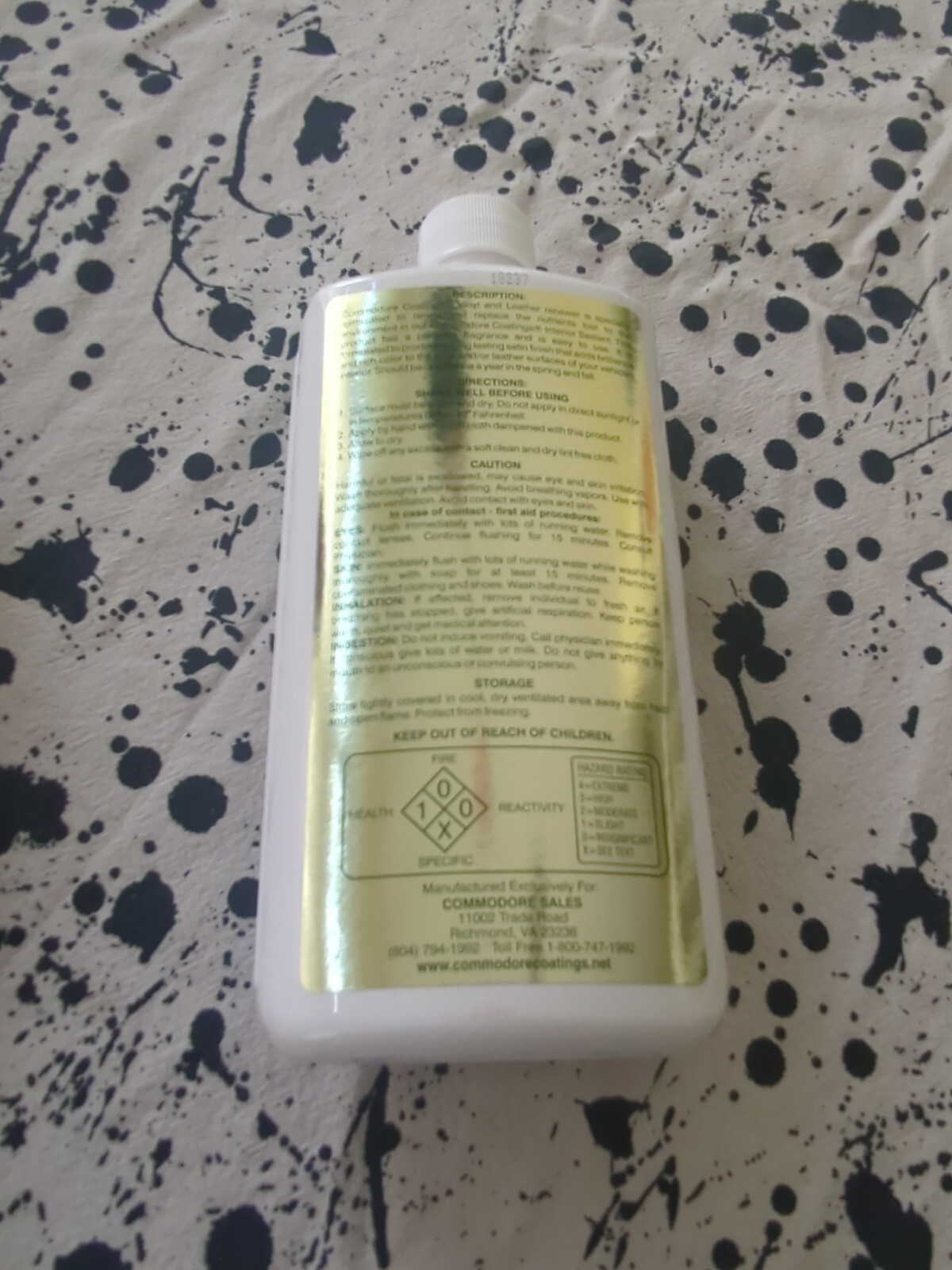 Commodore Coatings Maintenance Kit: wash, leather renewer, paint sealant wax