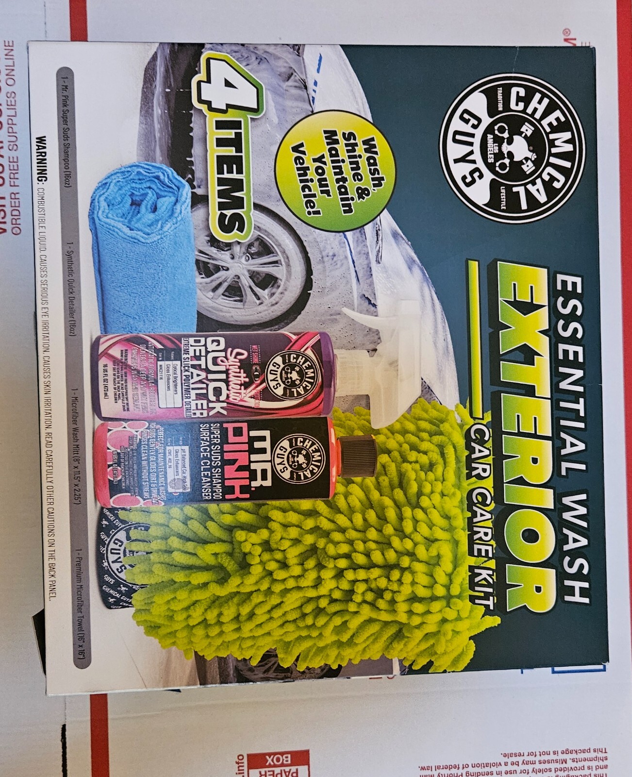 Chemical Guys Exterior Car Care Kit – NEW