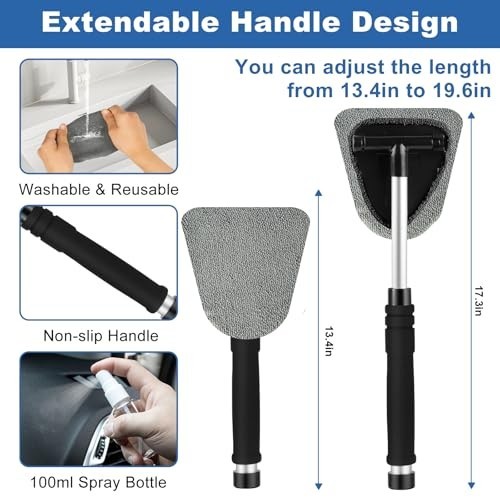 13-Piece Car Interior Cleaning Kit – Windshield Cleaner, Detailing Brushes & Gel
