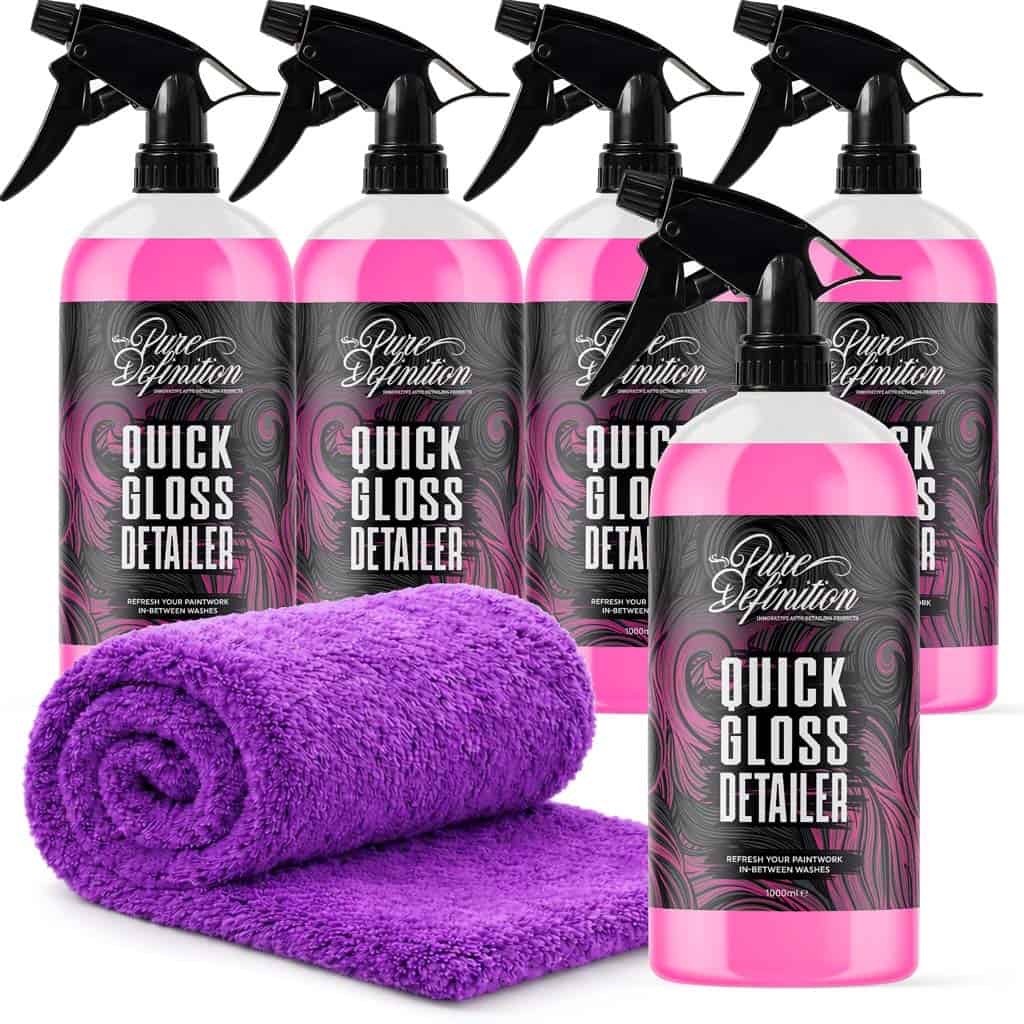 Quick Gloss Detailer – Showroom Detail Spray For Deep Shine Paint, Glass & Trim
