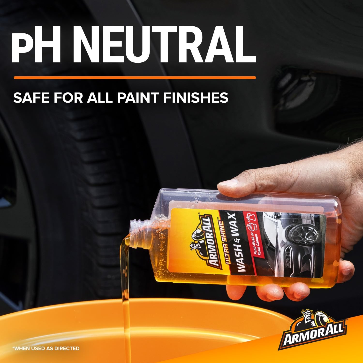 Armor All Ultra Shine Car Wash and Wax, Wax 16 Fl Oz (Pack of 1)