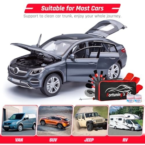 Car Detailing Kit Car Wash Supplies Brush Set Interior Exterior Wheels Cleaningi
