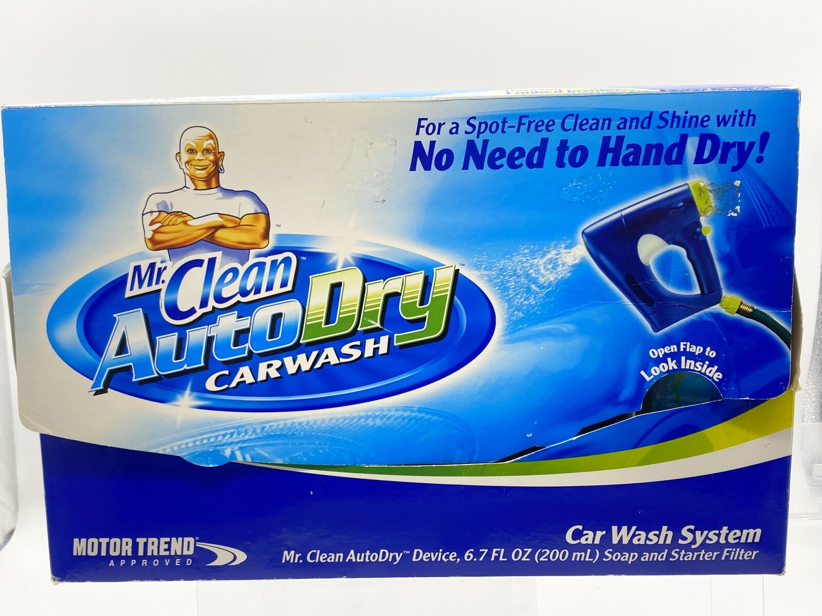 Mr Clean Auto Dry Car Wash System Starter Kit New Old Stock Open Box 2003