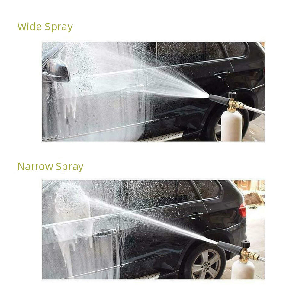 1L Bottle Car Wash Snow Foam Lance with 1/4″ Quick Connector Pressure Jet Washer