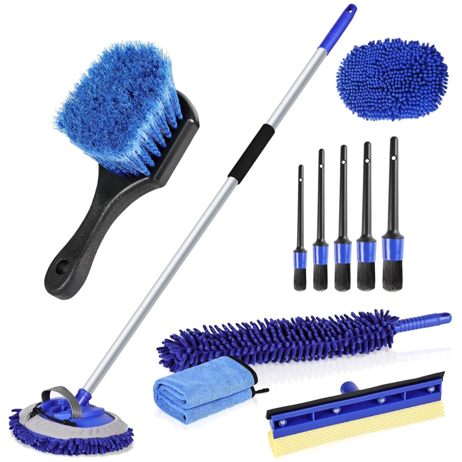 Scratch-Free Wheel Cleaning Brush