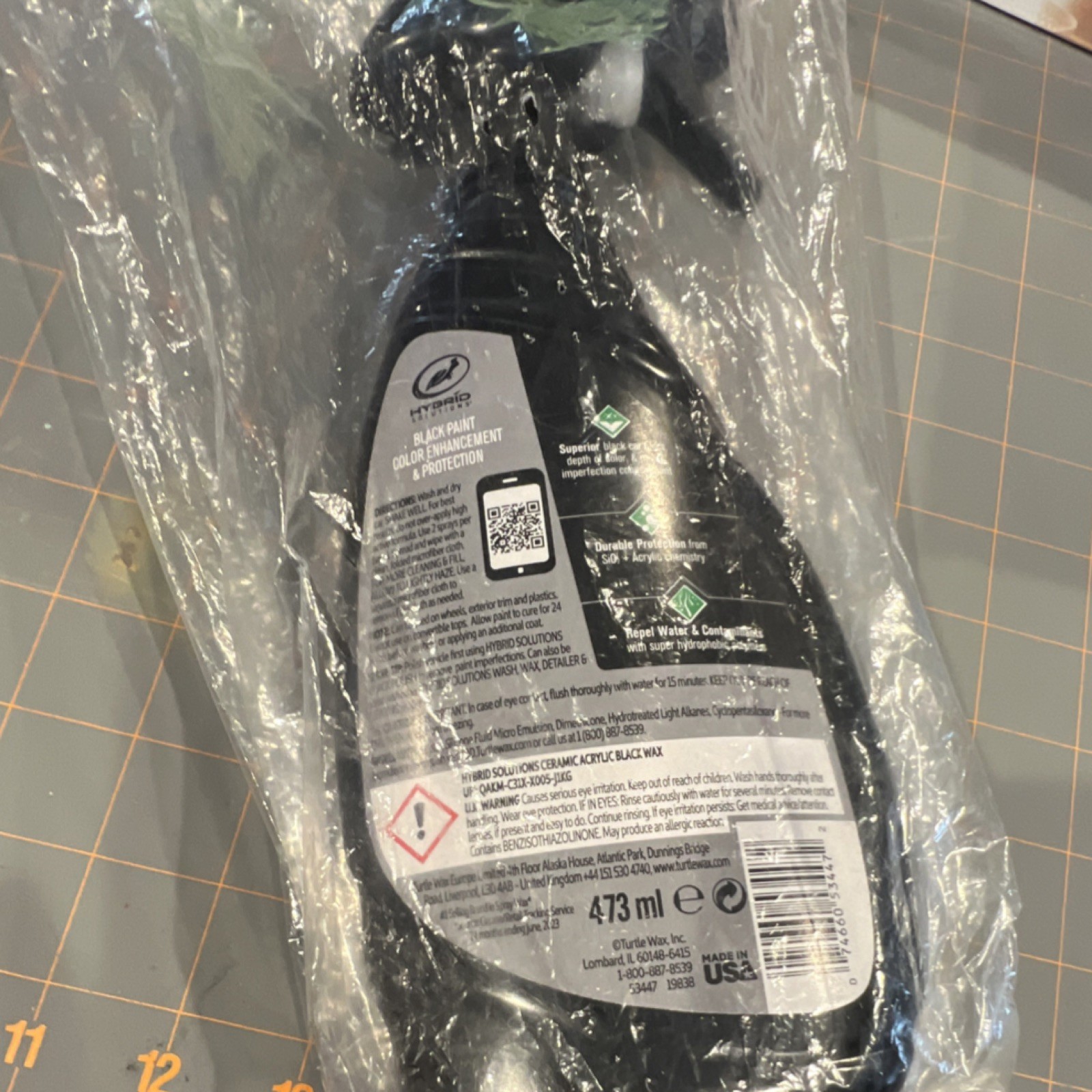 Hybrid Solutions Ceramic Acrylic Black Wax 16 Oz. Pack of 1