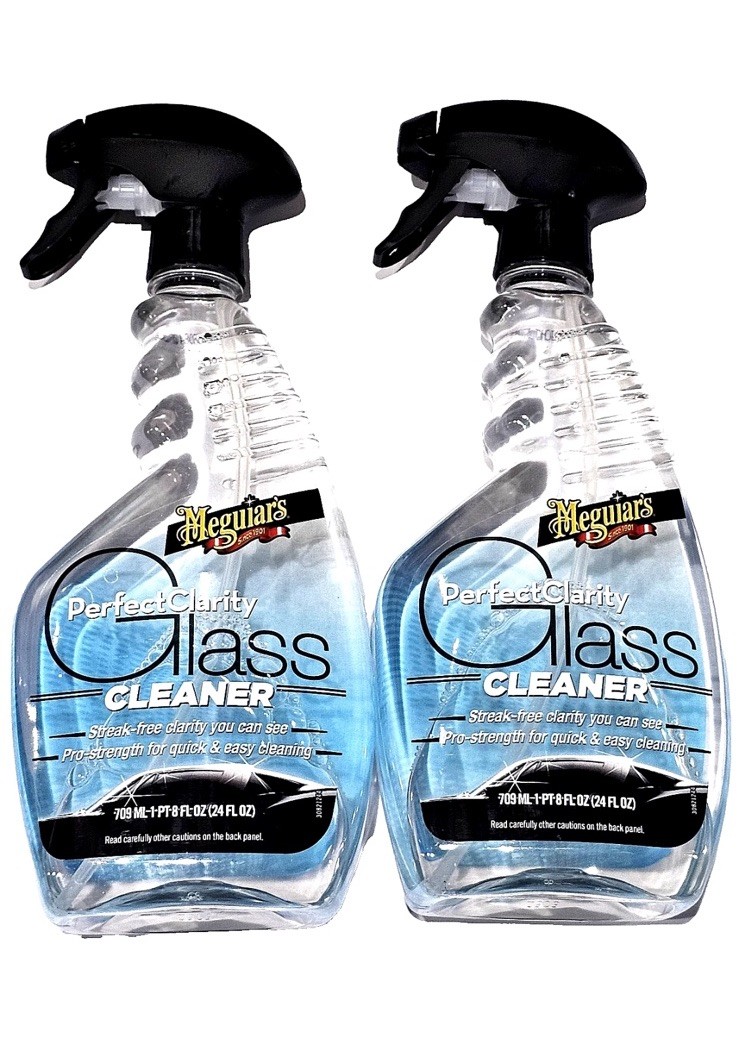2 Pack-Meguiar’s Perfect Clarify Glass Cleaner Streak Free Easy Cleaning 24oz
