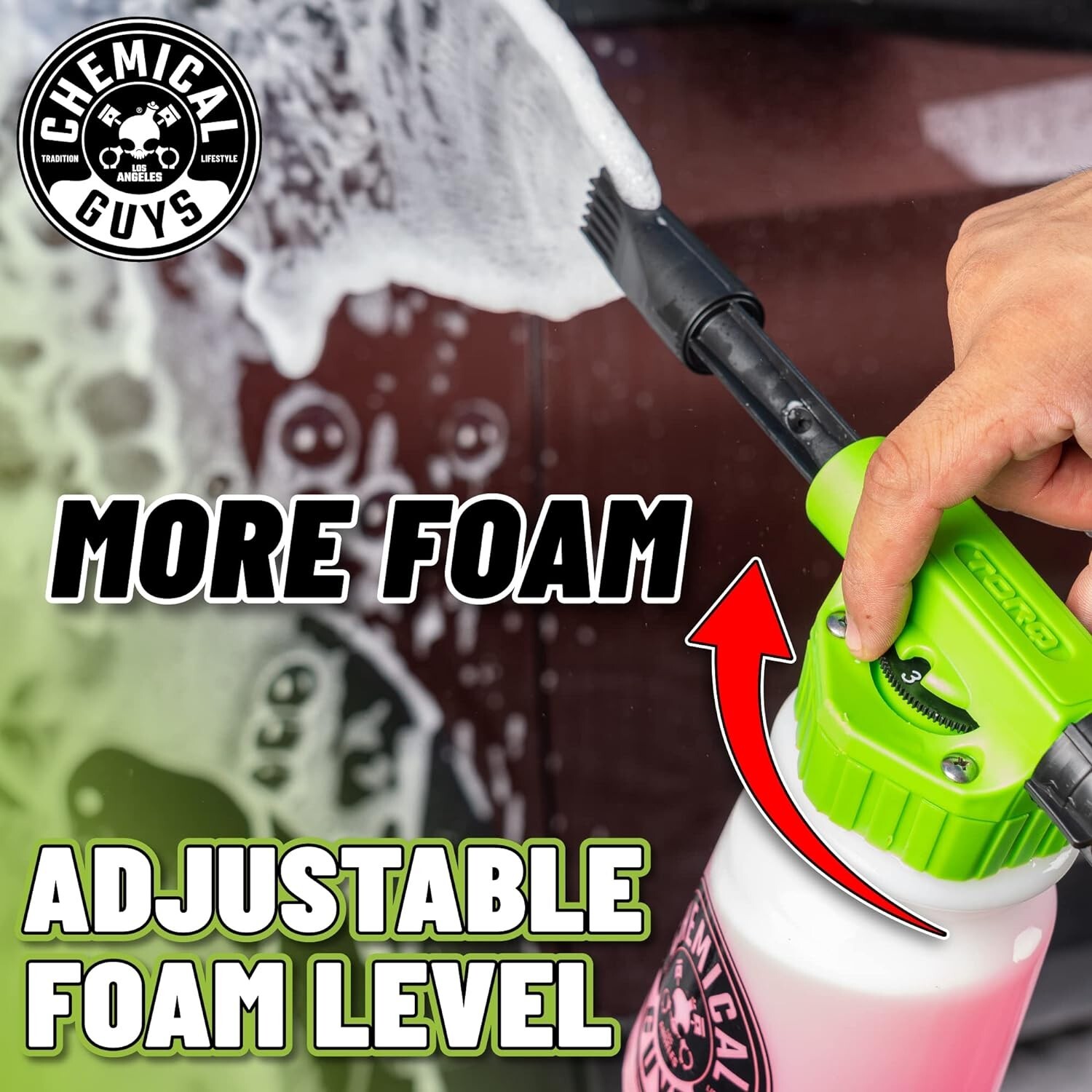 Foam Blaster 6 Foam Wash Gun, Ultimate Car Wash Foamer that Connects to Any Hose