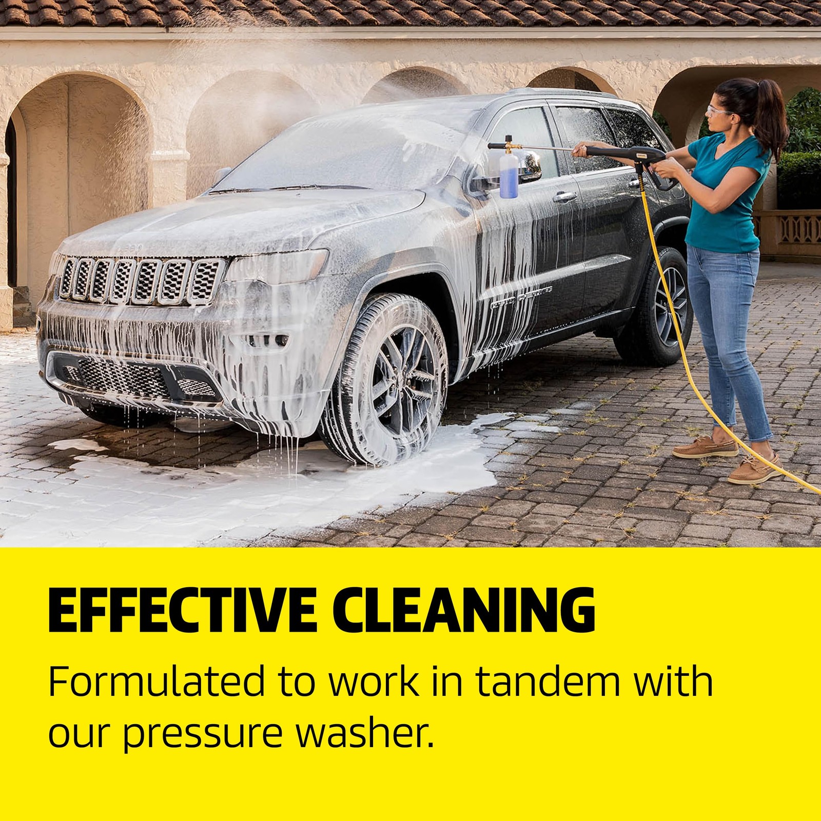 Pressure Washer Detergent Vehicle Wash Wax 20 Gallon K rcher 9.558-146.0 Cleans