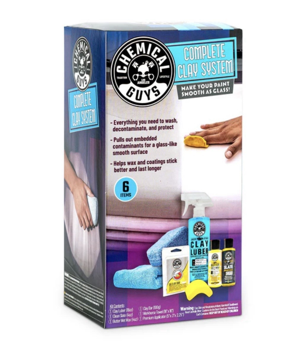 Chemical Guys Complete Clay System: 6-Piece Auto Detailing Kit- NEW IN BOX