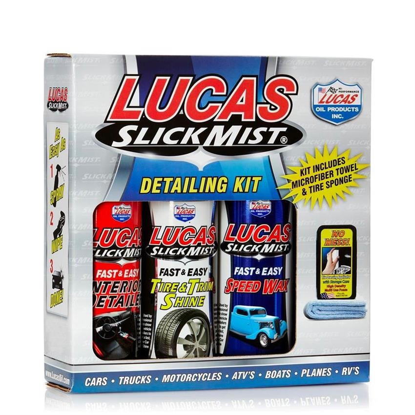 Lucas 10558 Slick Mist Car Care Detailing Kit, Case of 4