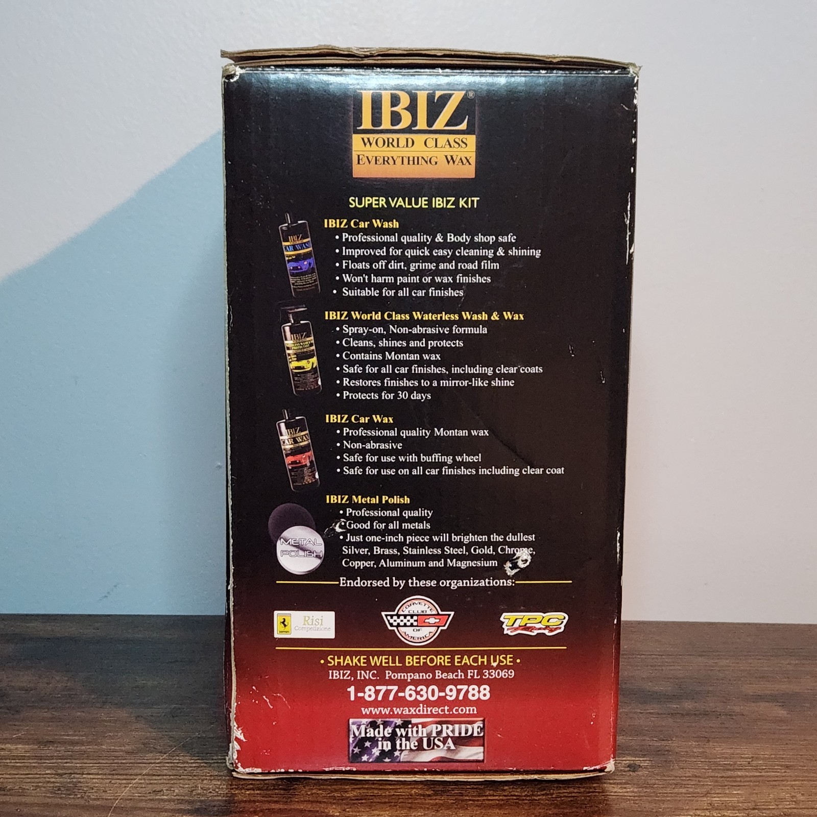 BIZ World Class Everything Wax – Multi‑Surface Wash Wax Polish Kit