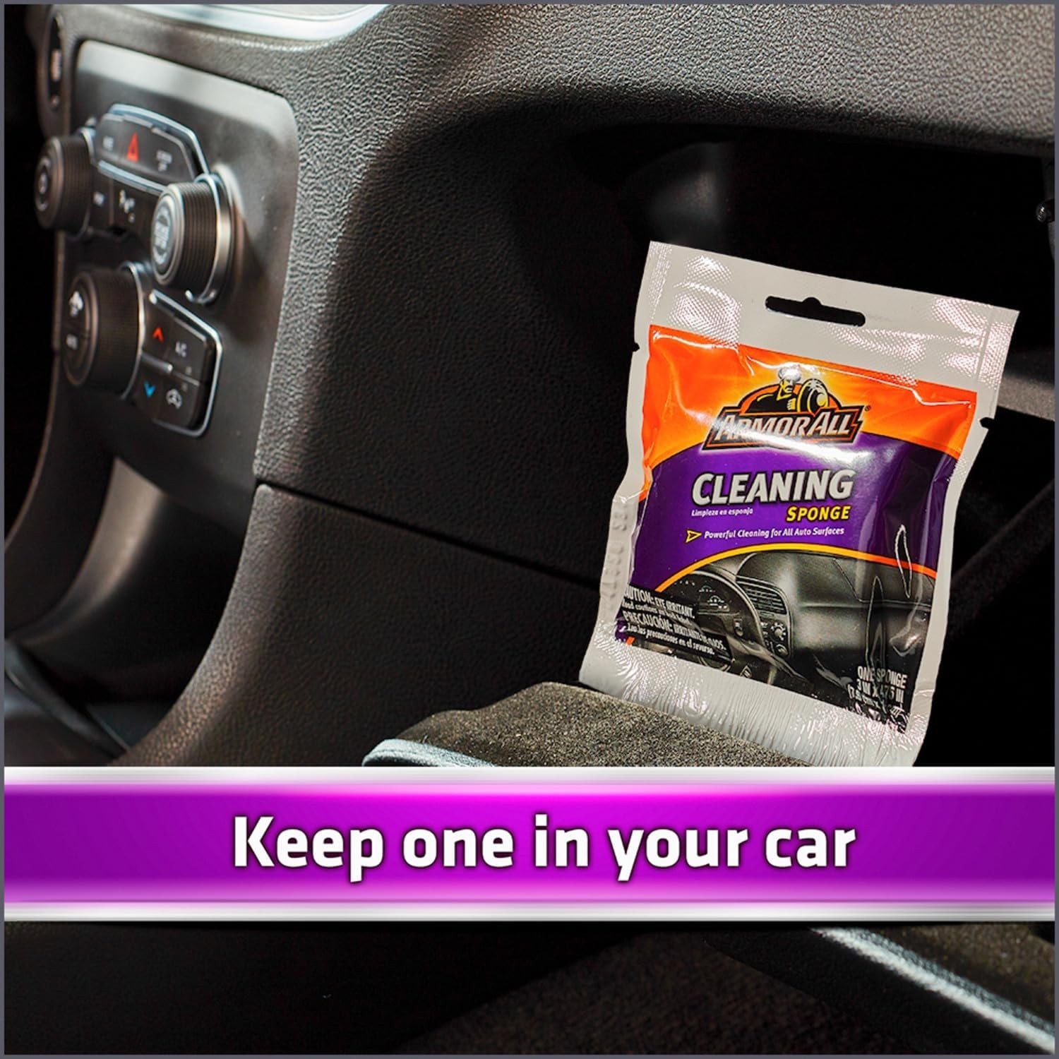 Ultimate Car Cleaning Sponge – Powerful Stain Remover for All Surfaces, Yellow