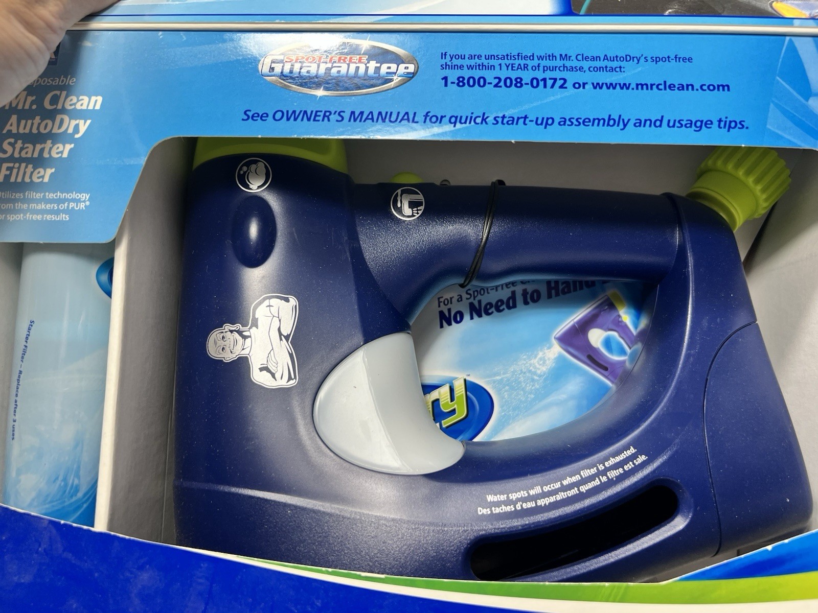 Mr Clean Auto Dry Car Wash Spray System w/ Soap Starter Filter Touchless KIT,
