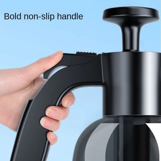 2L Hand Pump Foam Sprayer Snow Foam Cannon Car Wash Spray Bottle Nozzles