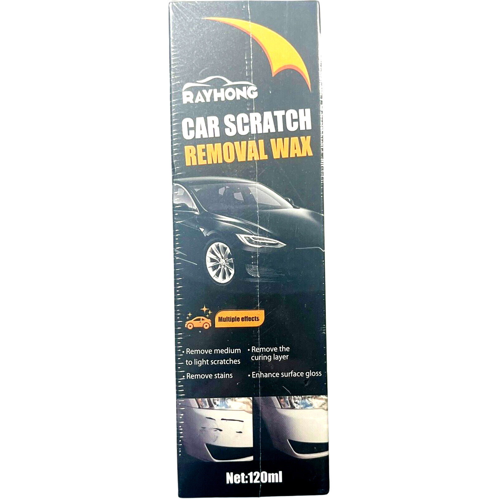 Car Scratch Remover Wax 120 ml – Auto Paint Repair & Polish – LOT of 2