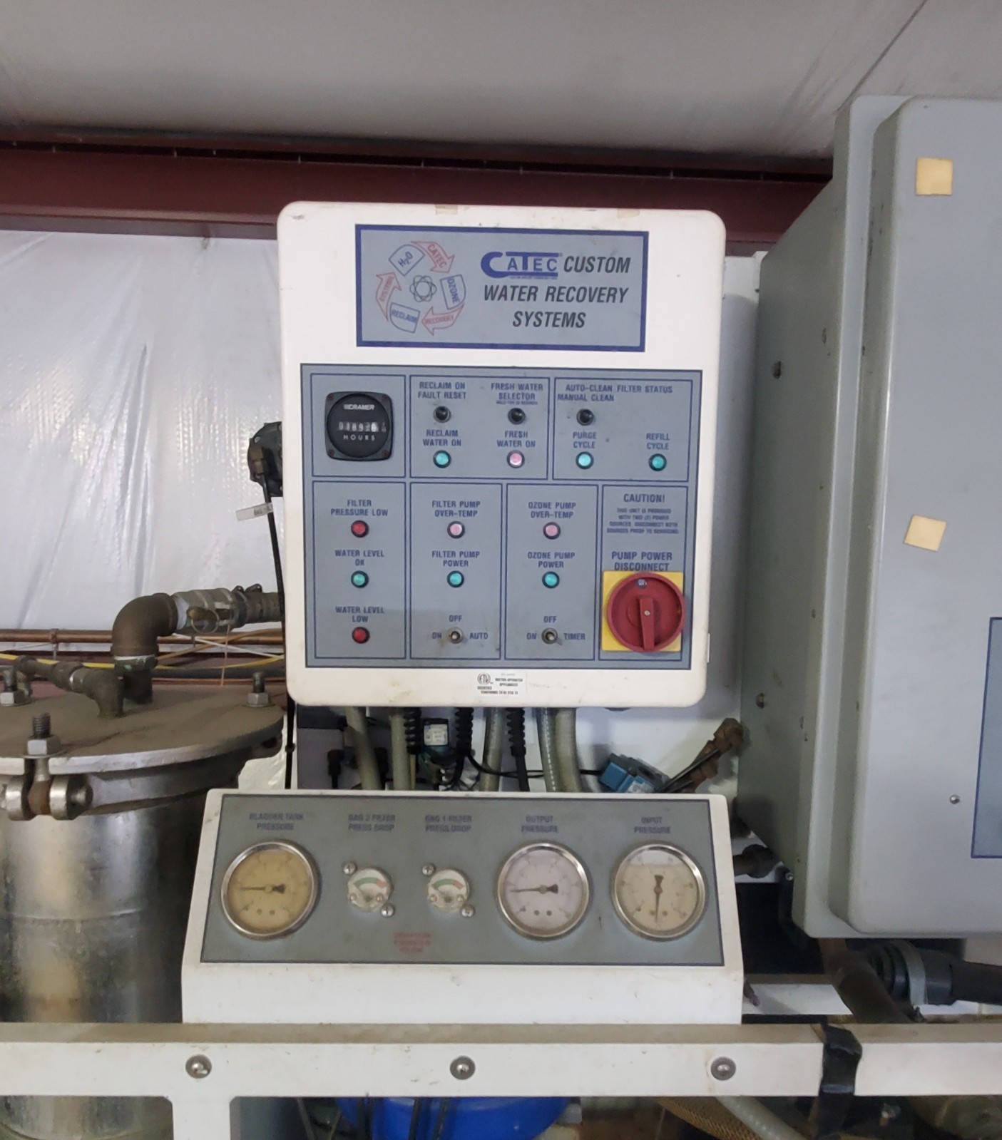 Catec Water Reclaim System for Automatic Car Wash and Self Serve bays