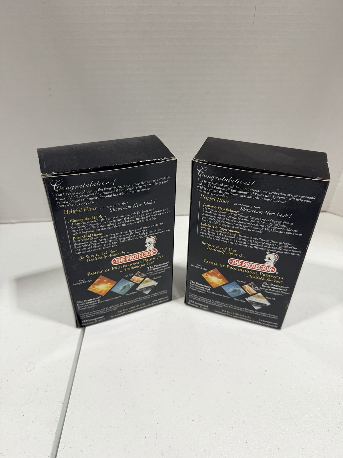 THE PROTECTOR EXTERIOR &INTERIOR CAR CARE KIT PROTECTION (NEW)