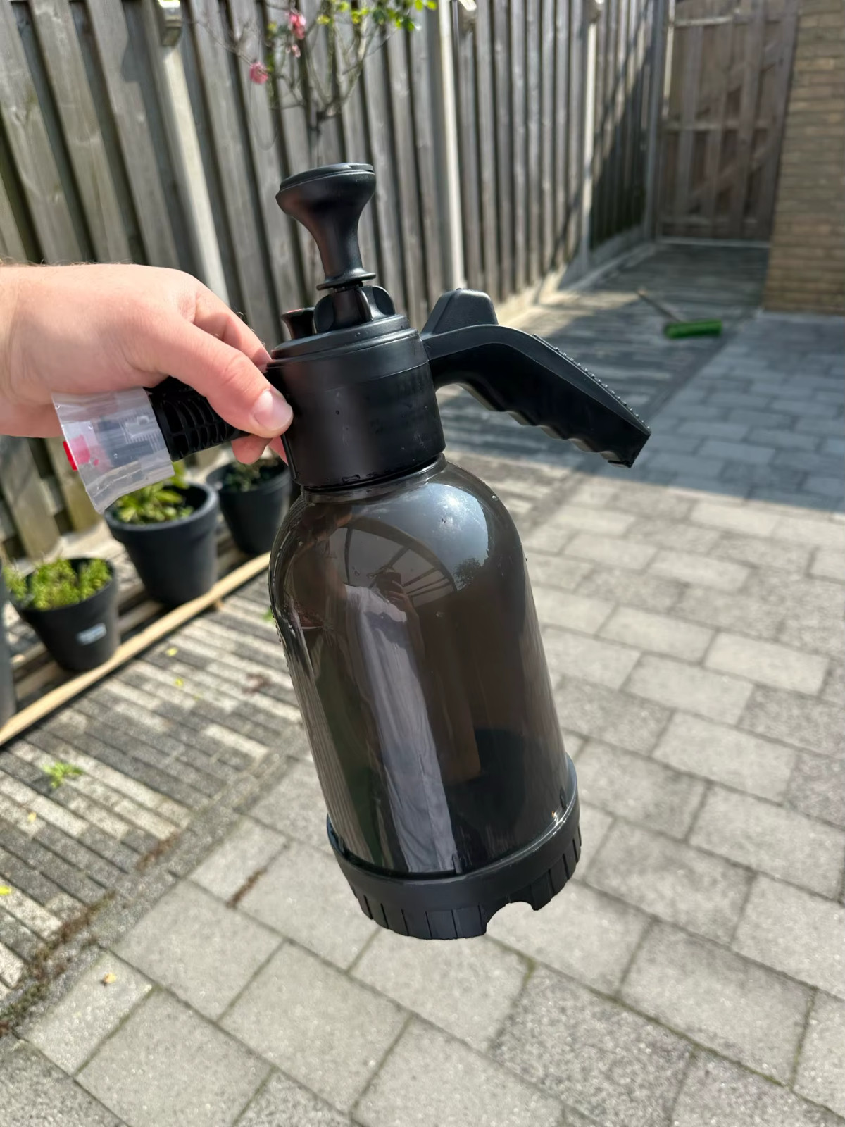 2L Car Wash Foam Sprayer Hand Held Pump Wash Spray Bottle Snow Foam Detailing UK