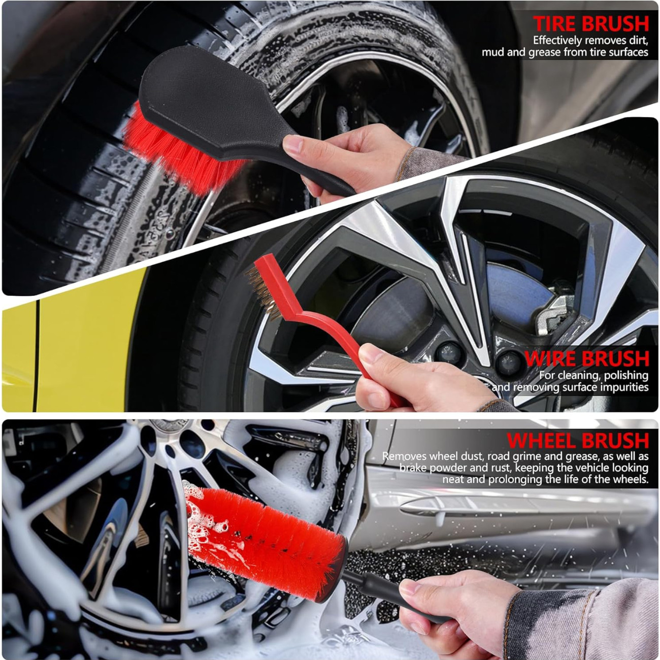 35Pcs Car Detailing Kit – Complete Auto Cleaning Supplies, Brushes & Tools Set