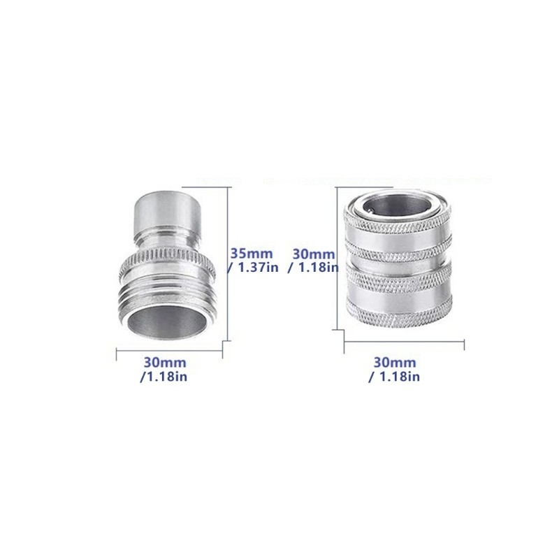 Hose Brass Set With Joints For Car Wash Tools
