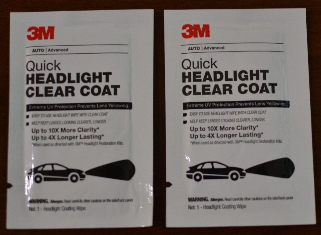 3M Quick Headlight Clear Coat Clean Wipe – 2 Wipes