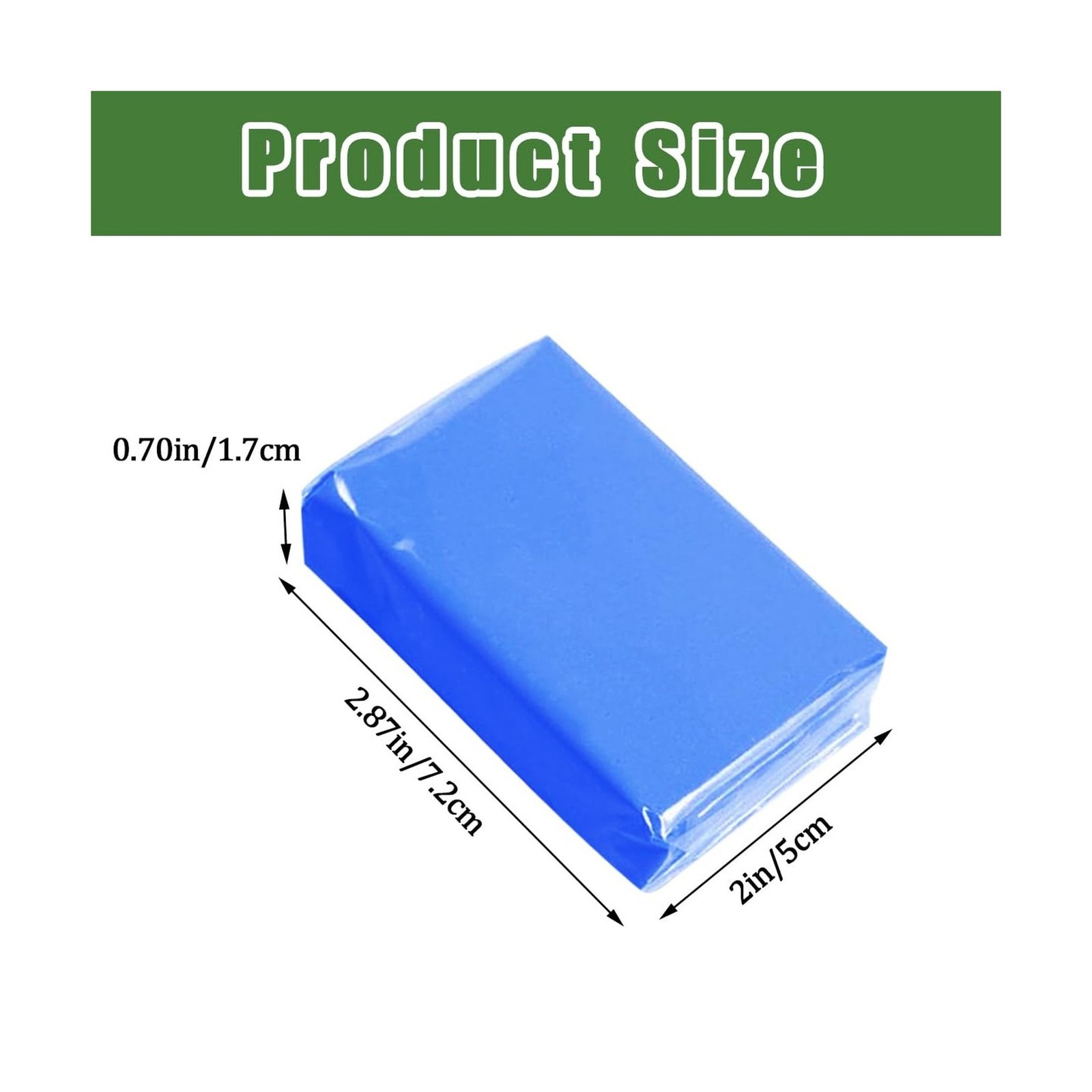 2 PCS Blue Car Clay Bar 100 g Auto Detailing Magic Clay Bars for Car Washing