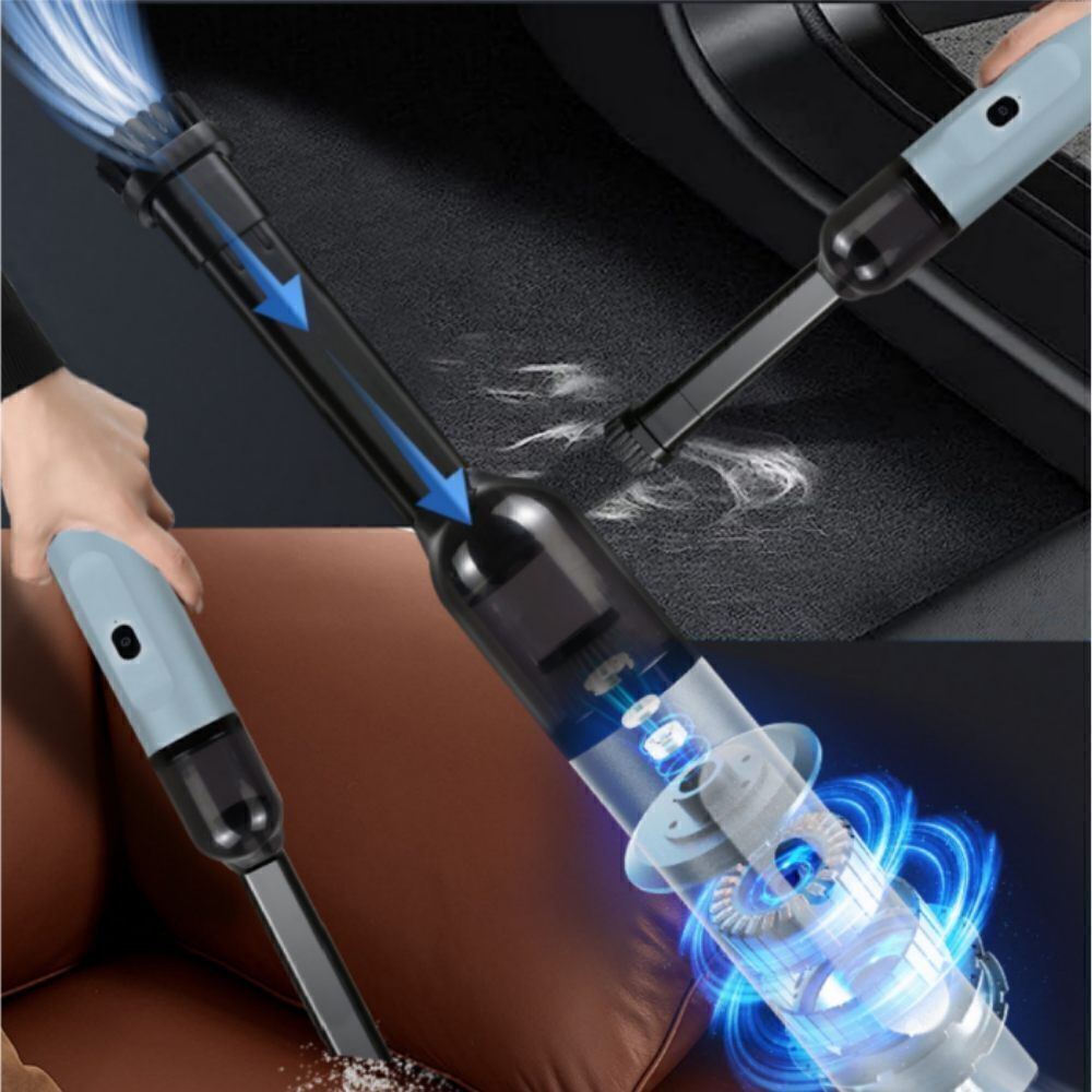 Slim F500Plus Car Vacuum 15000PA High Power 4in1 Portable Mini Vacuum Low Noise