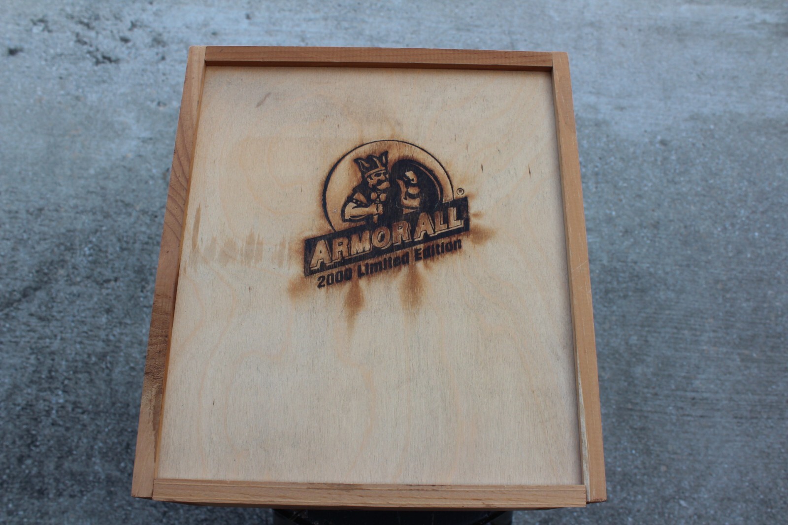 RARE Armor All 2000 Limited Edition Wooden Gift Box “First Year”