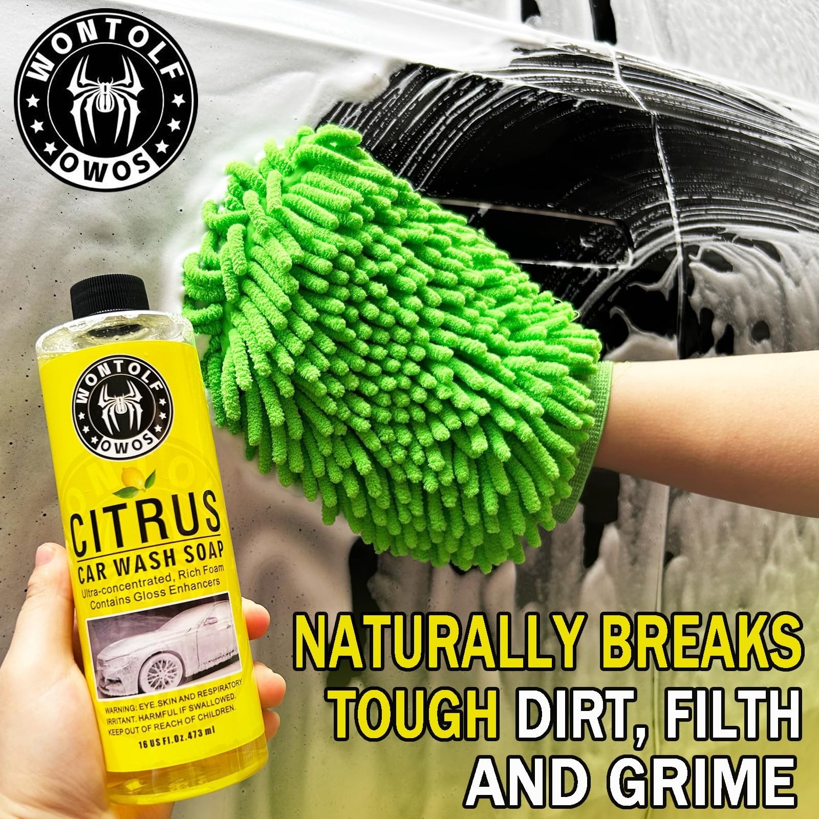Complete Car Wash & Interior Detailing Kit – Soap, Cleaners, Brushes, Towels for