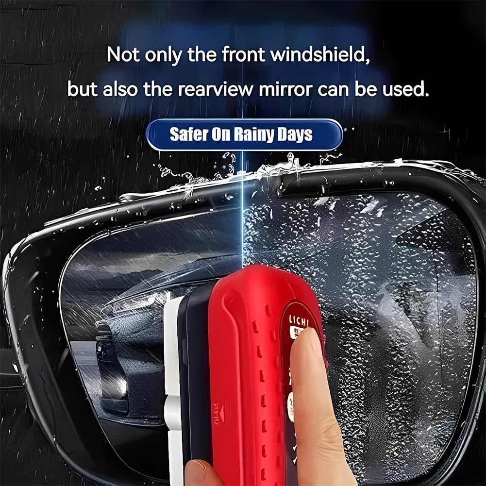 Windshield Cleaner Tool – Car Glass Oil Film Cleaner Brush Reusable and Portable