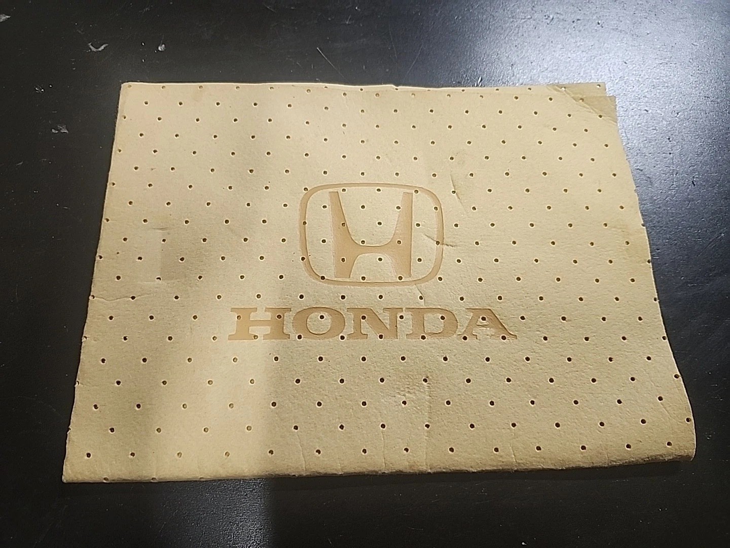 Honda Bike shammy towel oem collectible merchandise Chamois Car Wash UnSealed