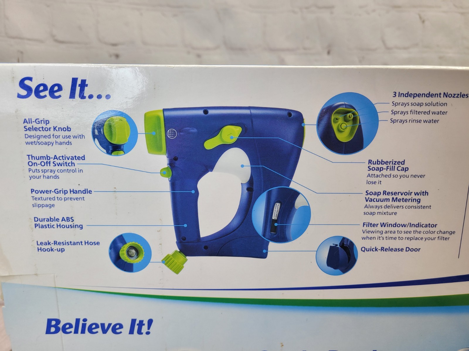 2003 Mr. Clean Auto Dry Car Wash System Device Starter Soap & Filter