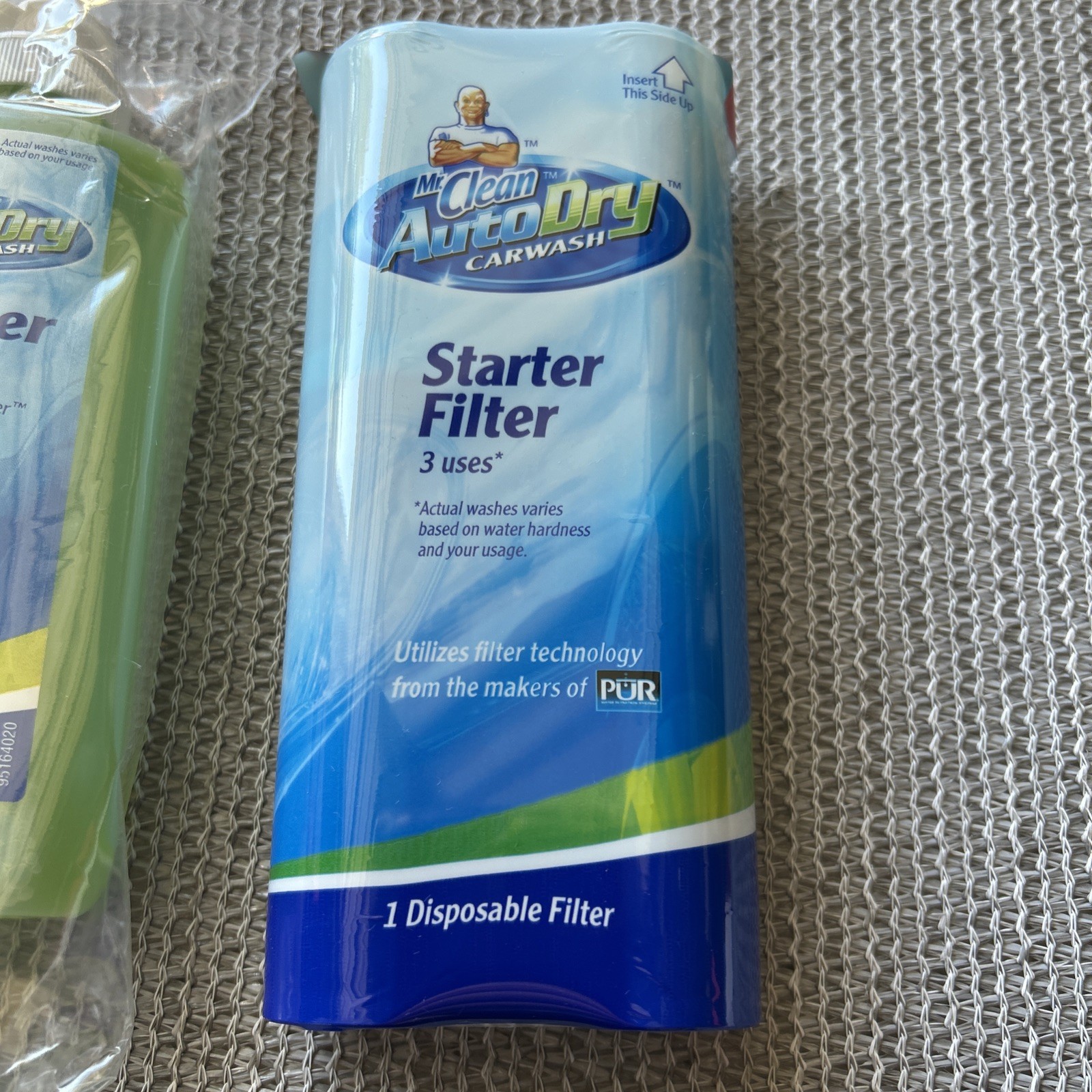 Mr Clean Auto Dry Car Wash Starter Soap 6.7 fl oz and 3 Use Filter Refill Sealed