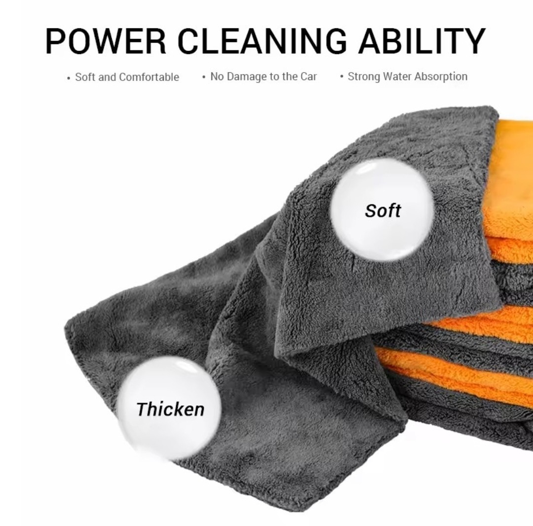 Premium Thick Soft Microfiber Towel Detailing Car Cleaning Dry Super absorb x1