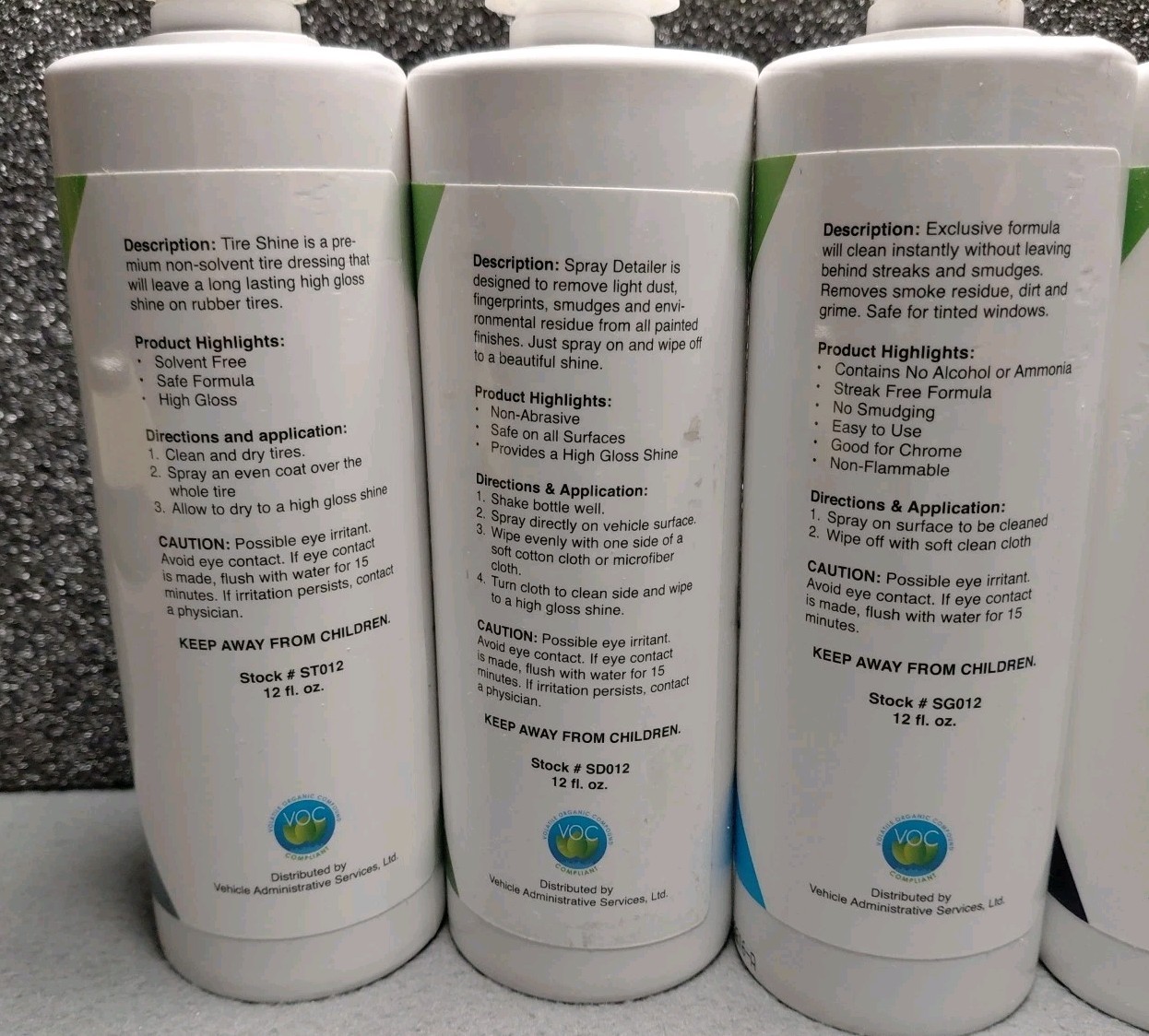Sentinel Vehicle Appearance Protection Tire Fabric Cleaner Paint Renewer Detail