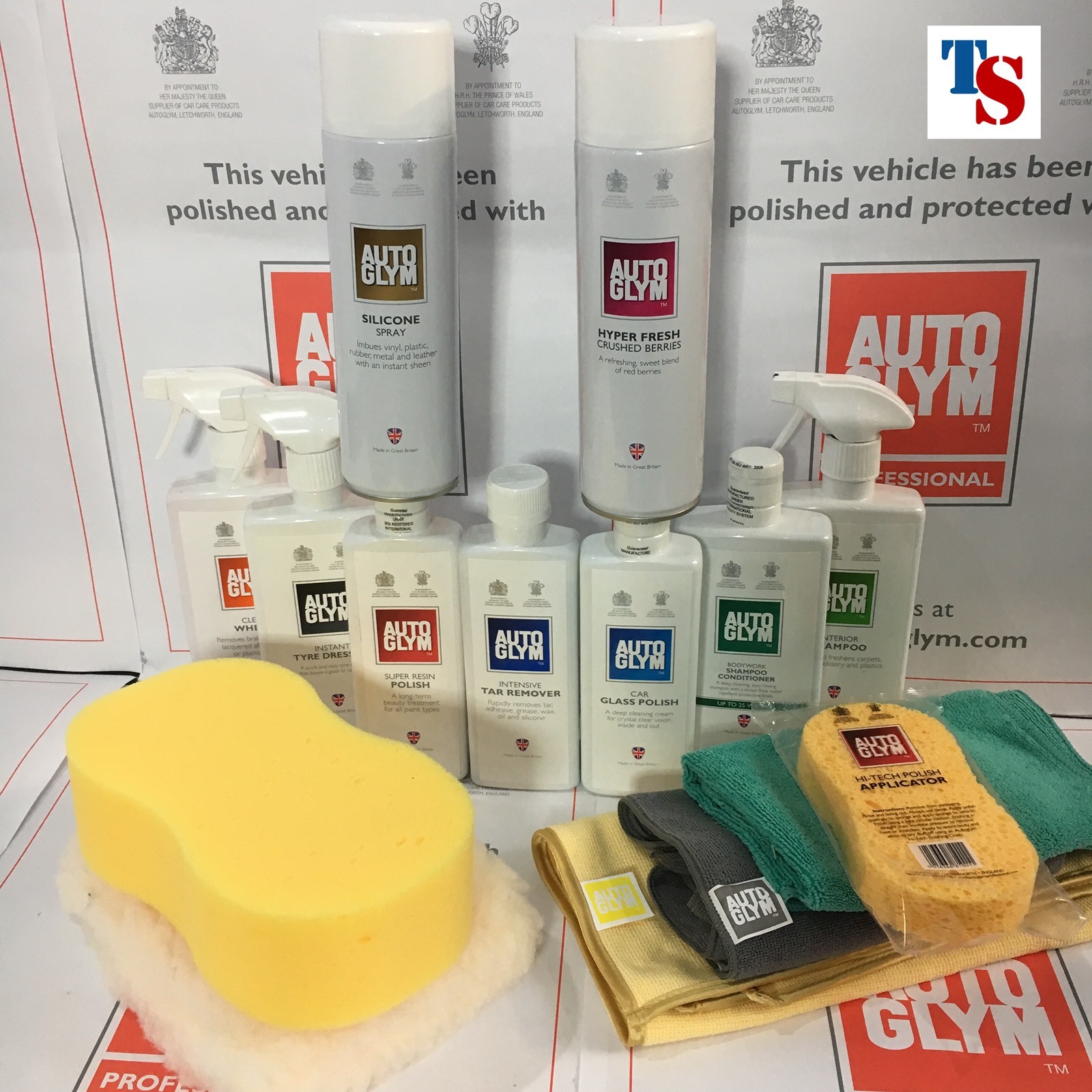 Autoglym Car Valeting Kit 20pcs – FULL Car Cleaning Kit – RRP £190 *Ideal Gift*
