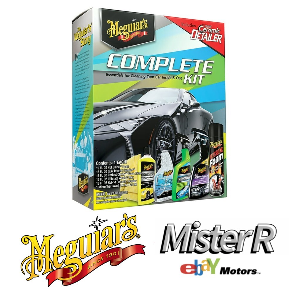 Meguiar’s Complete Car Care Detailing Kit • #G55208