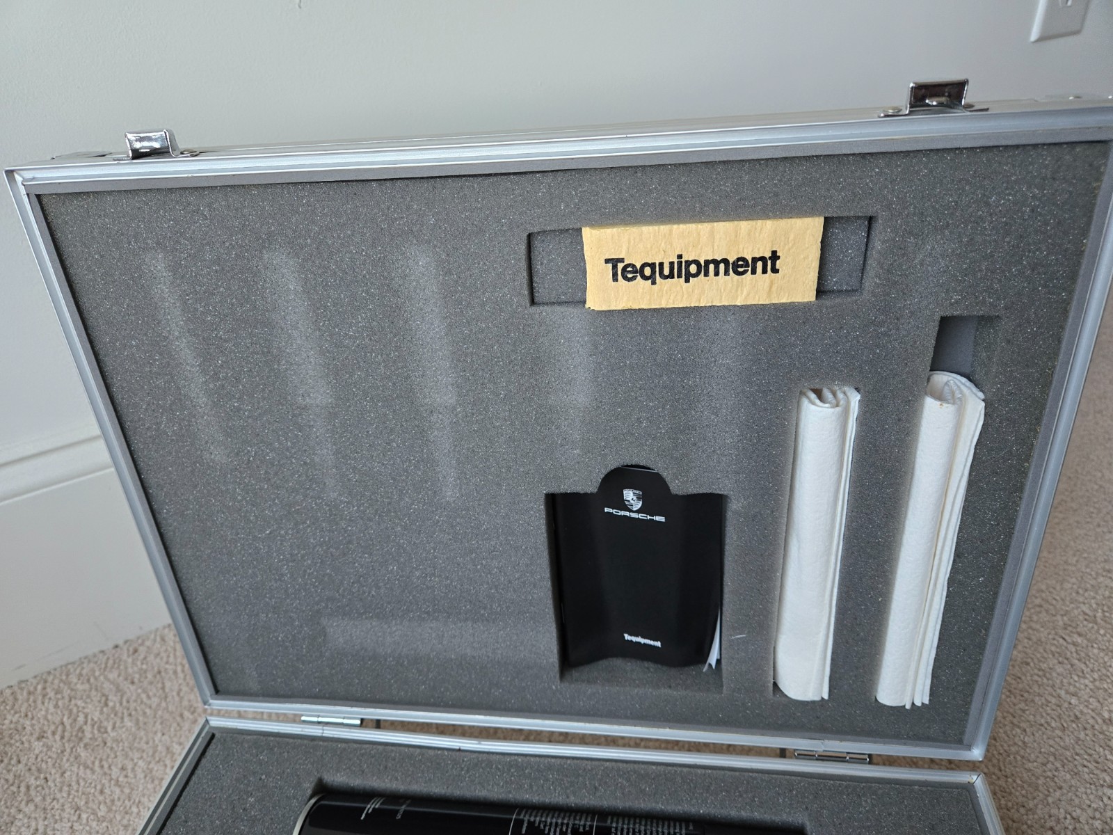 Genuine Porsche Tequipment Car Care Kit W/ Case Convertible Top conditioner Wash