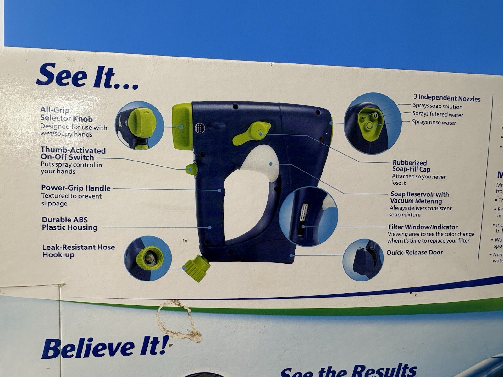 Mr Clean Auto Dry Car Wash System Starter Kit Bundle Device Soap Filter NEW