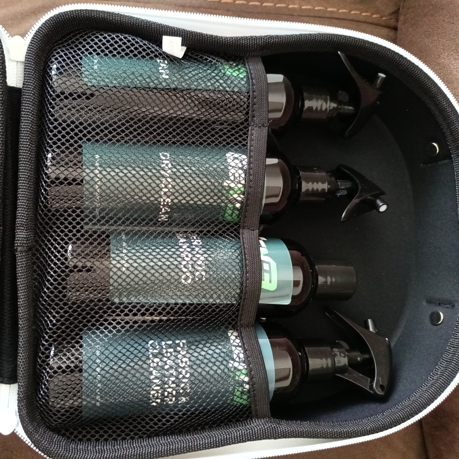 Original Gen-3 set of 6 car cleaning and protection kit with hard case carry bag