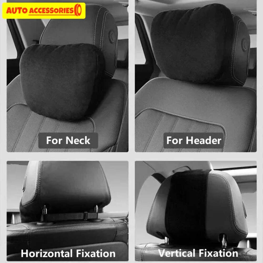 Car Headrest Neck Support Seat Maybach Design S Class Soft Universal Interior