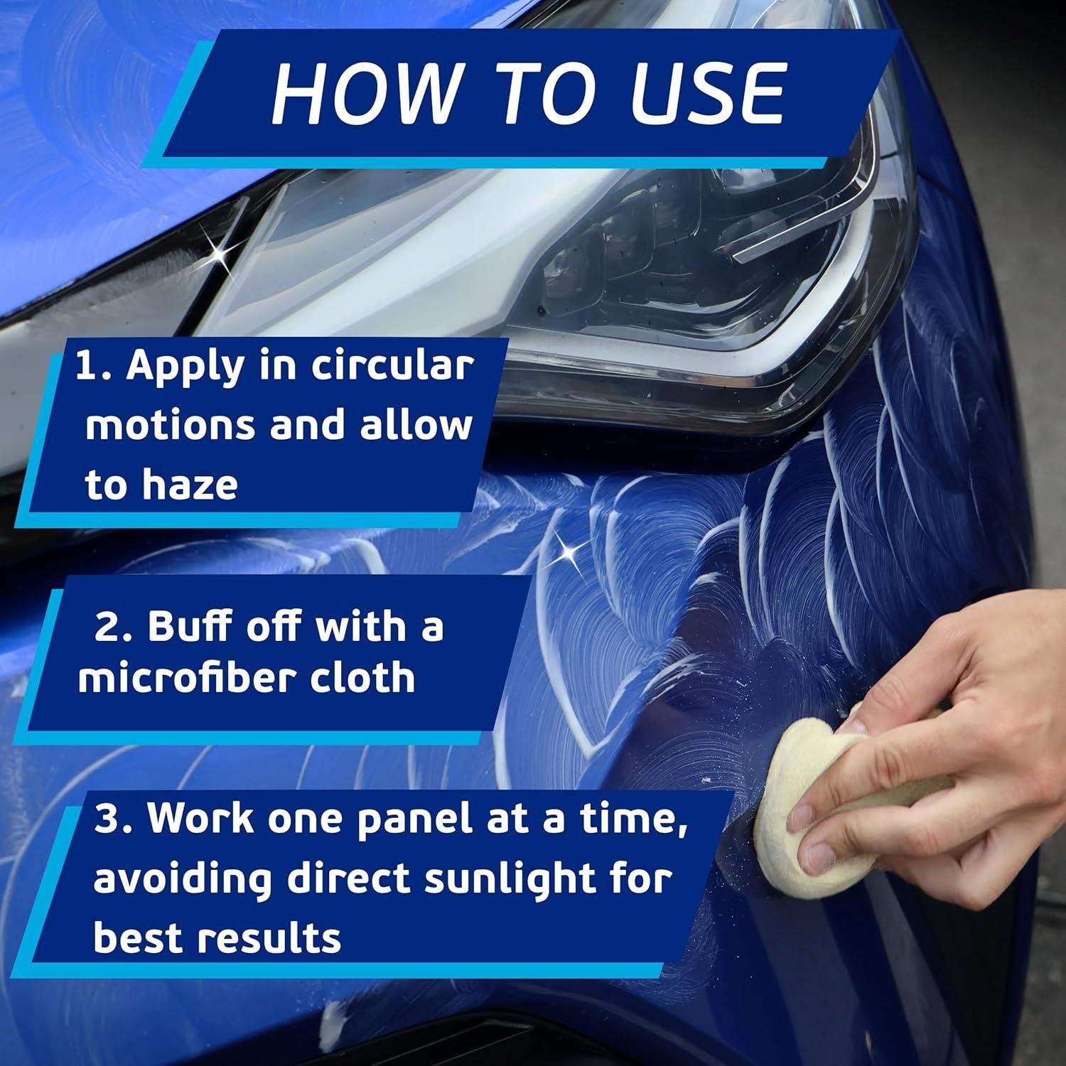 FLASH Car Polish High Gloss Instant Shine Paint Protection & Detailing 2x500ml
